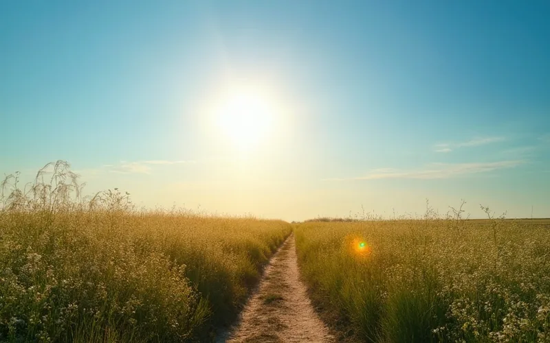 Embracing Sunshine and Serenity Through Today’s Weather and Affirmation