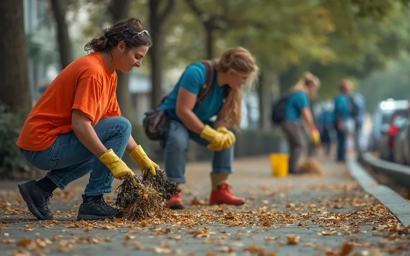 Willow Lane Creative Hub Unites Crestview Park for Community Cleanup and Food Drive