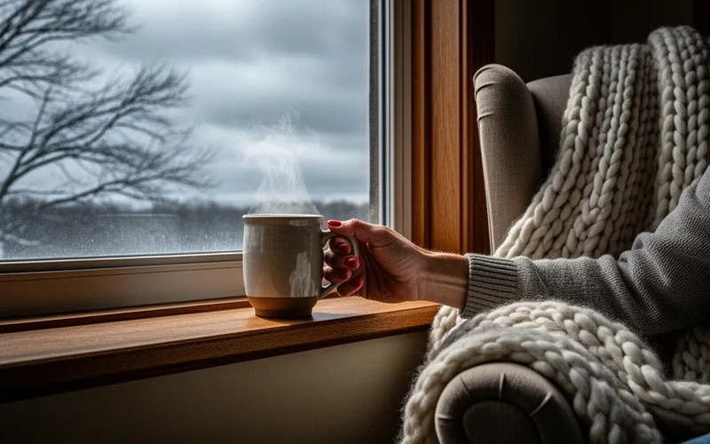 Embracing the Chill with a Heart Full of Promise